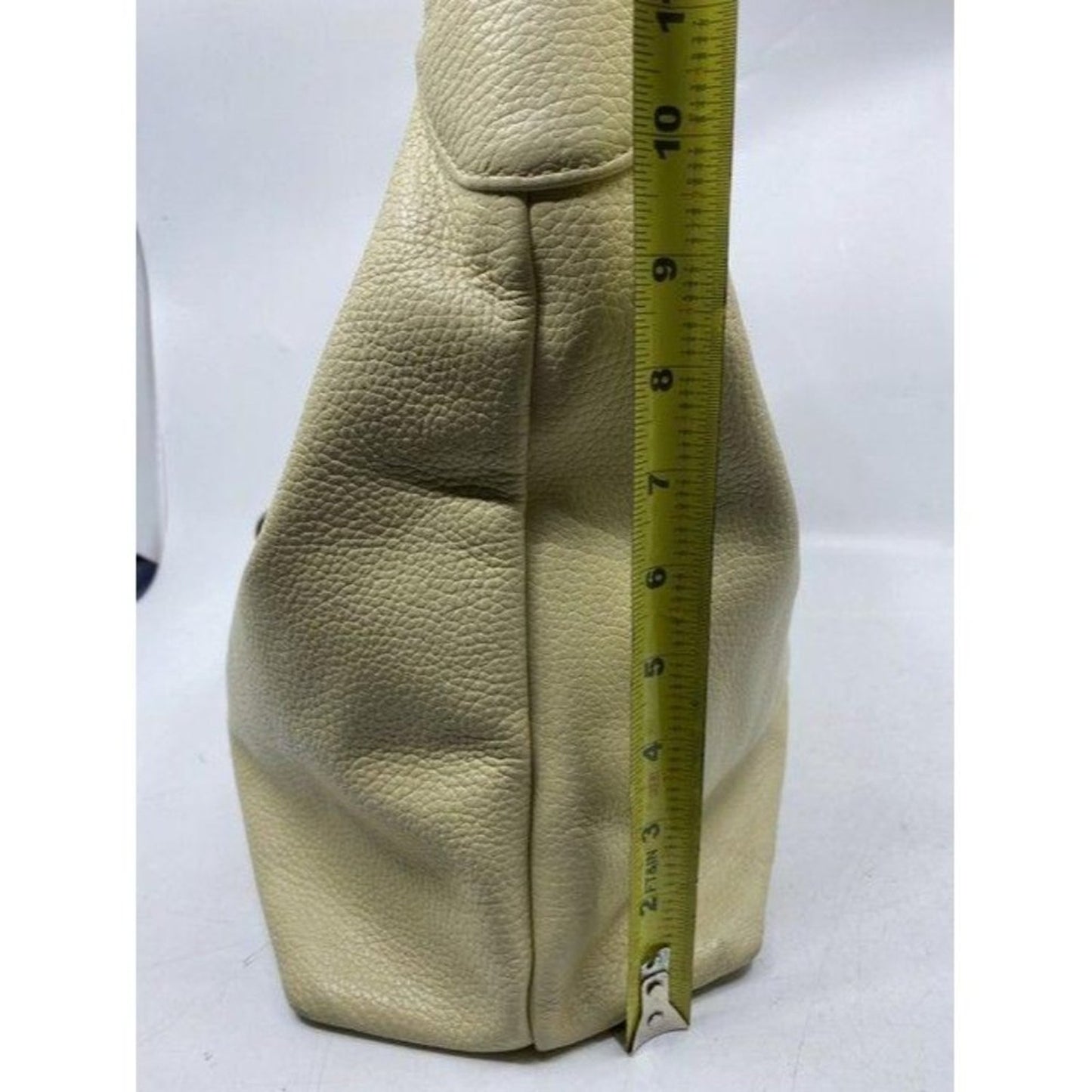 Dooney and Bourke cream leather hobo bag