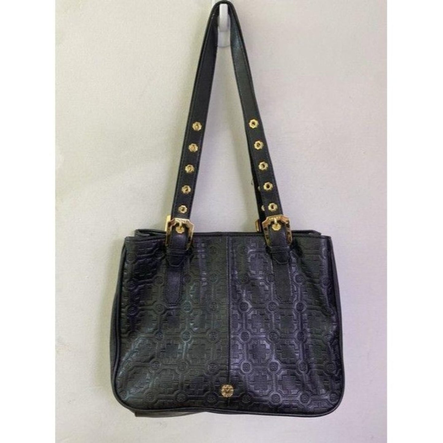 monet black shoulder bag