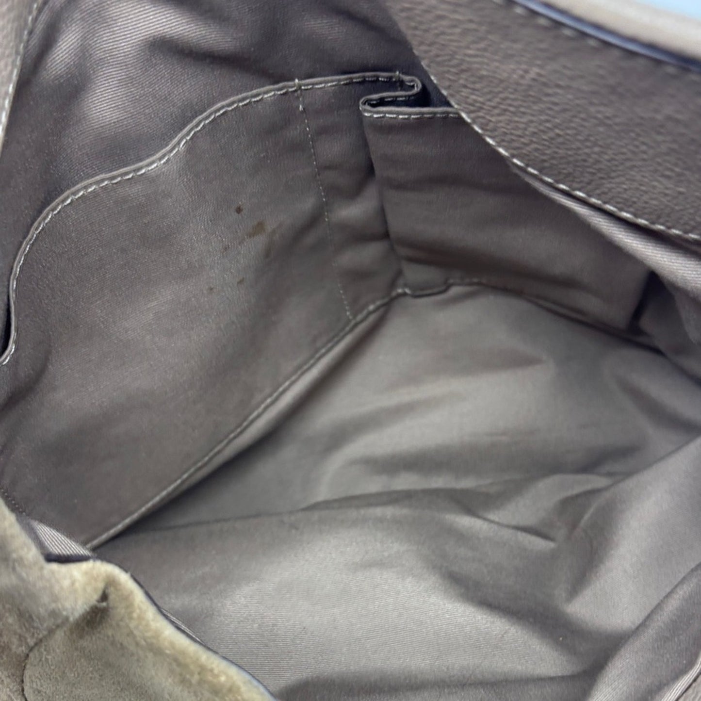 Elegant Taupe Leather Women's Bag