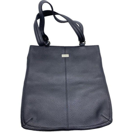 cole haan xl black leather shoulder bag