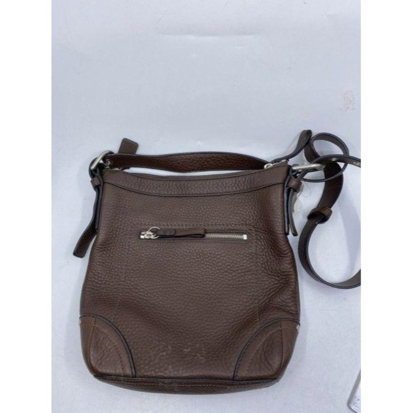 coach shoulder brown leather cross body bag