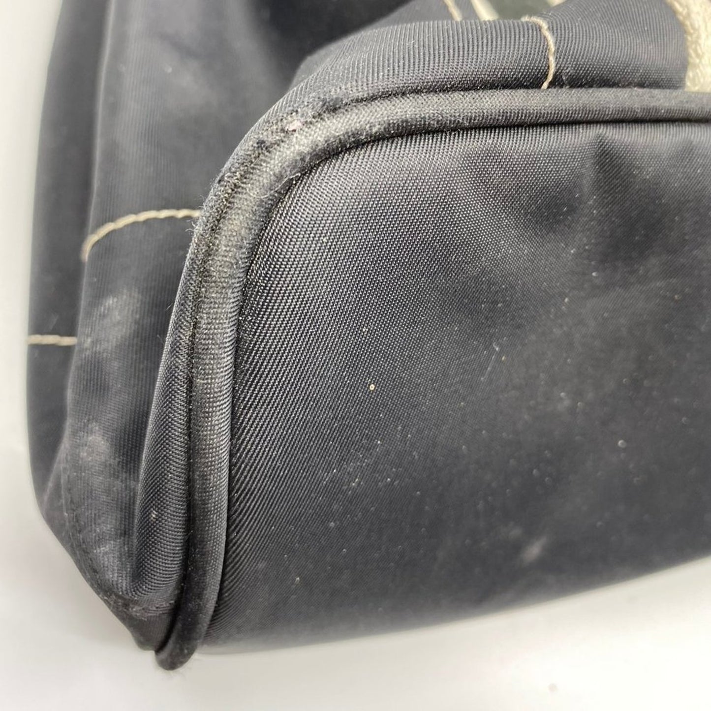 COACH M Size Black Fabric Shoppers Tote