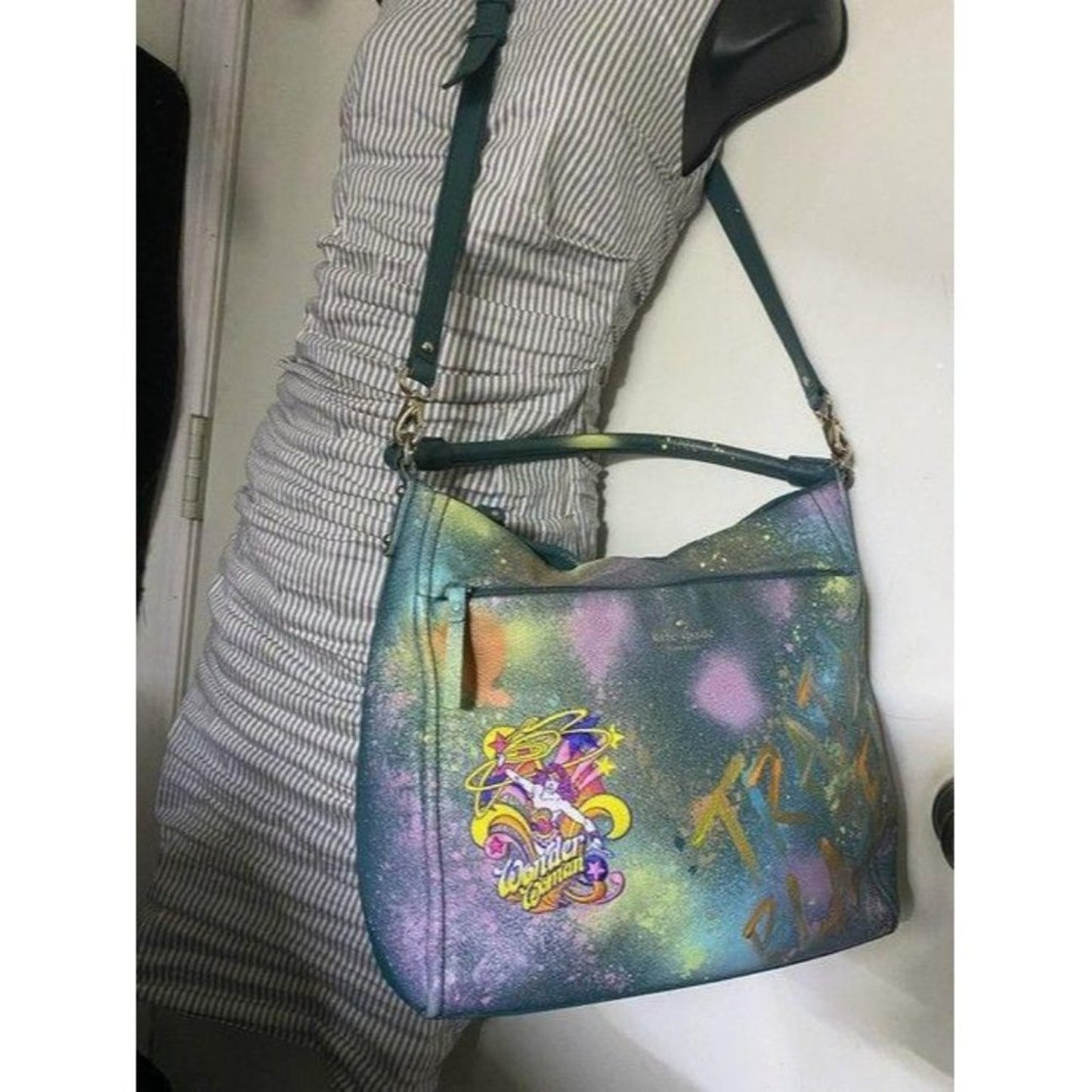 kate spade w hand shoulder customized by me w appl