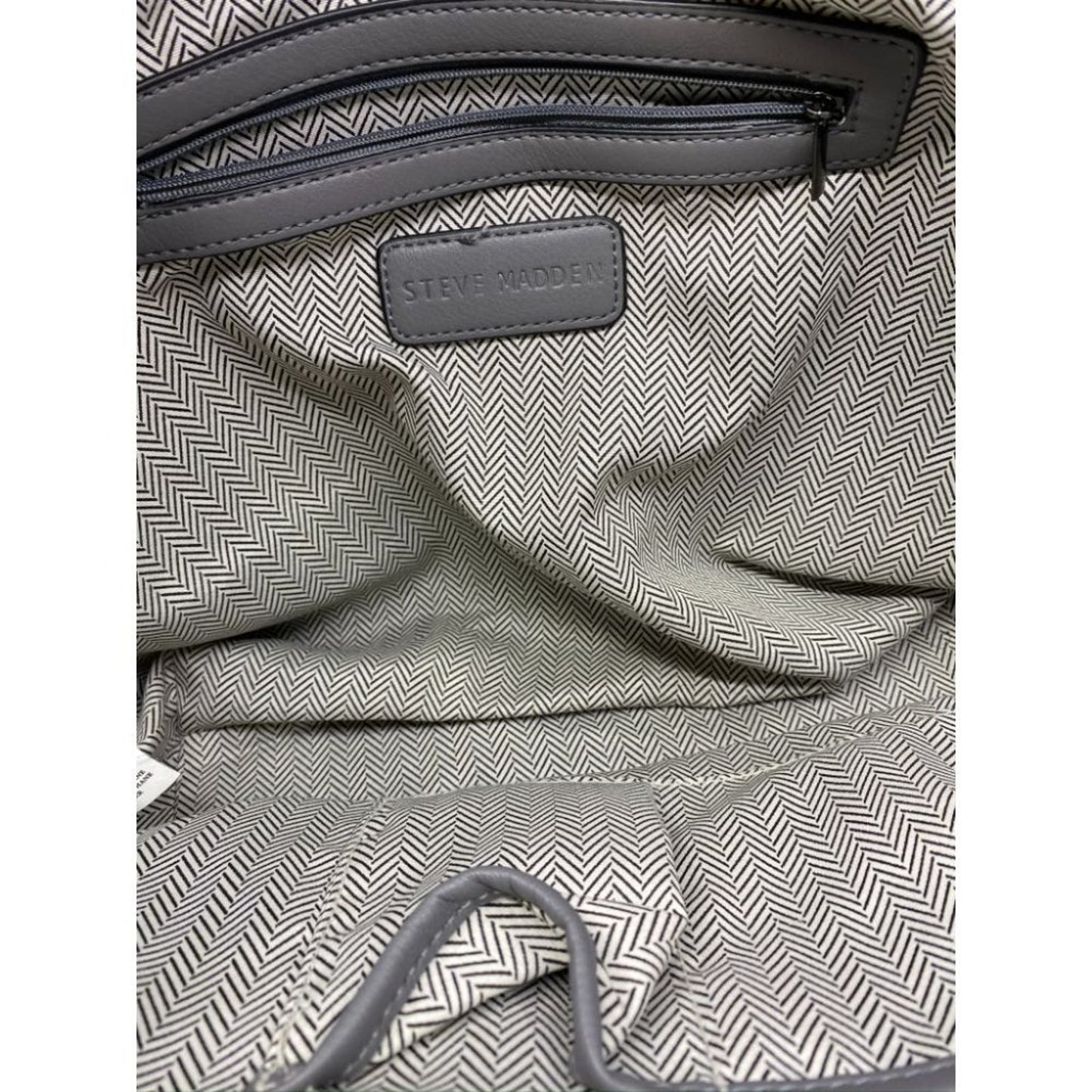 Steve Madden Gray Large Tote Bag