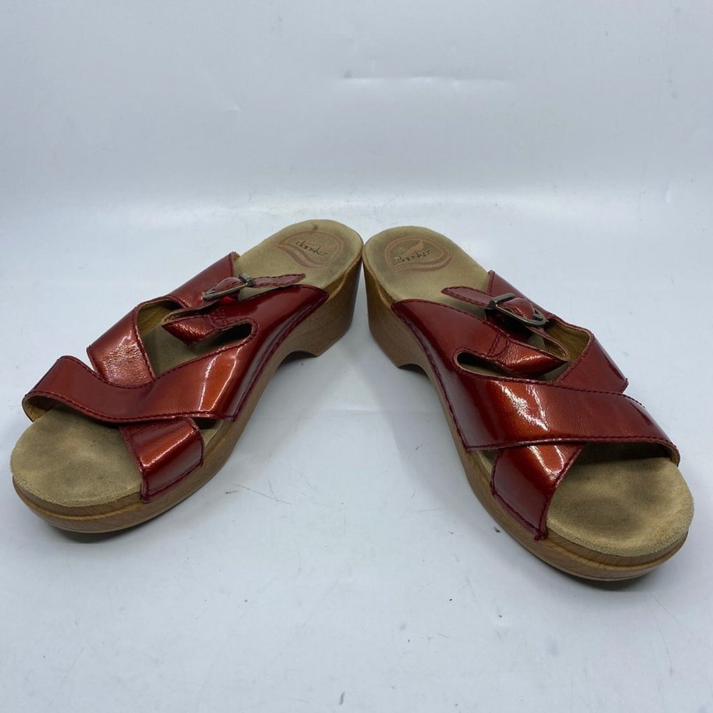 Dansko Red Open Toe size 38