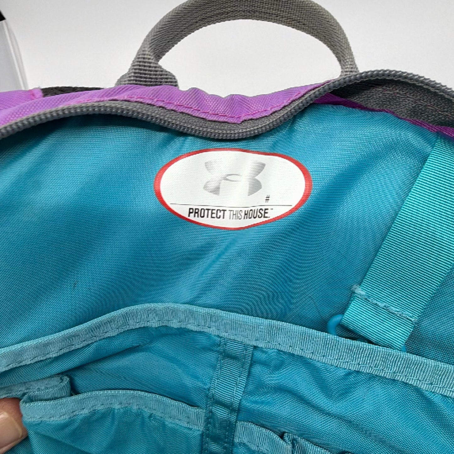 Under Armour Purple Nylon Athletic Backpack