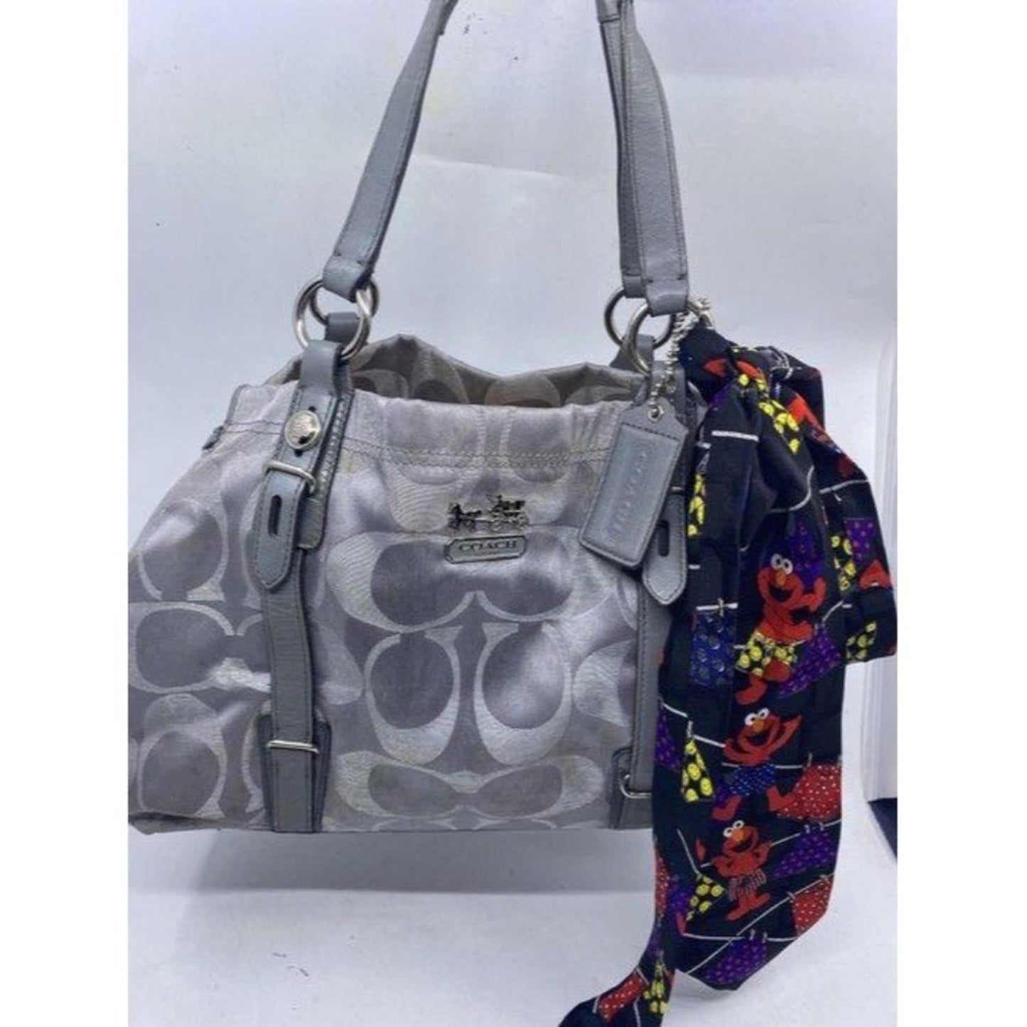 coach w w detachable specialty tie accent silver s