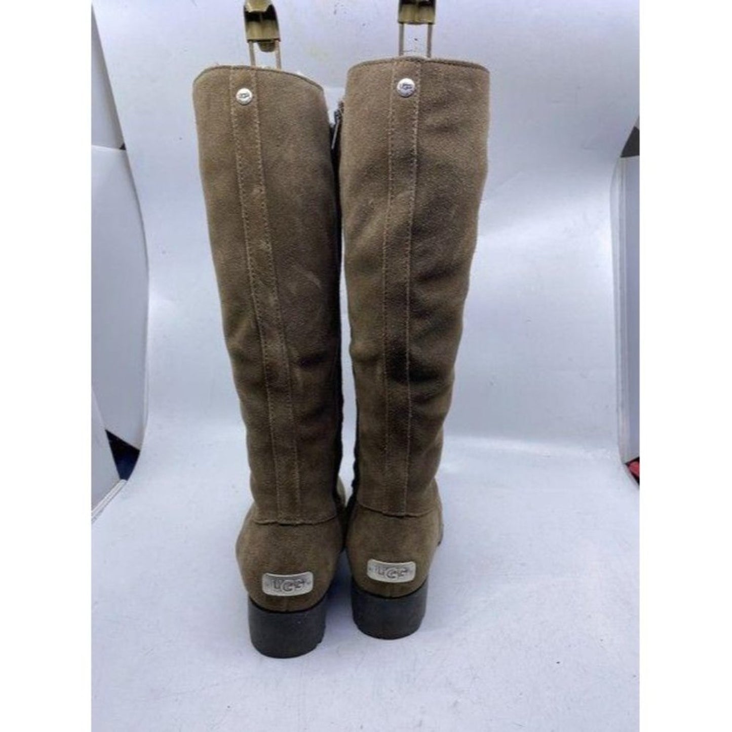 Ugg Australia Tan Tall Full Height Zipper Bootsboo