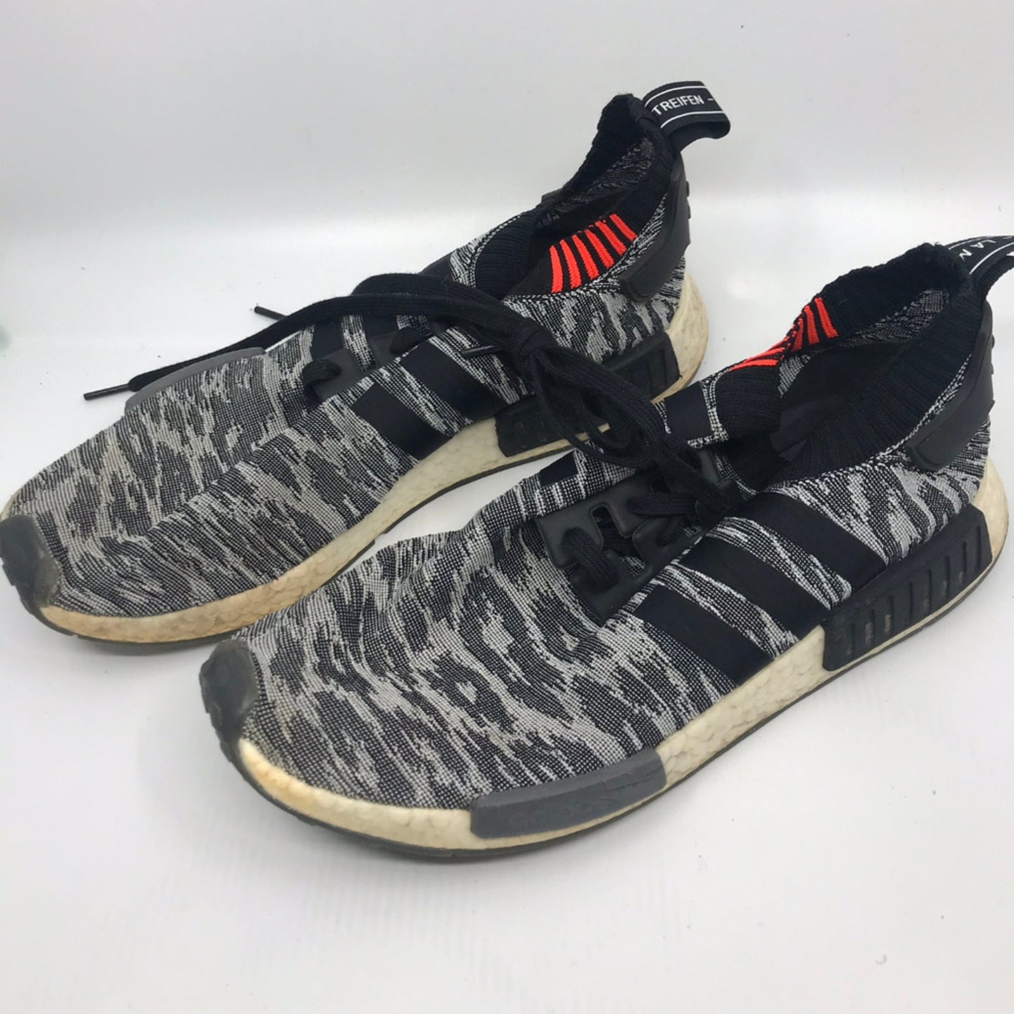 Adidas BOOST Gray White Sneakers Size: US 12