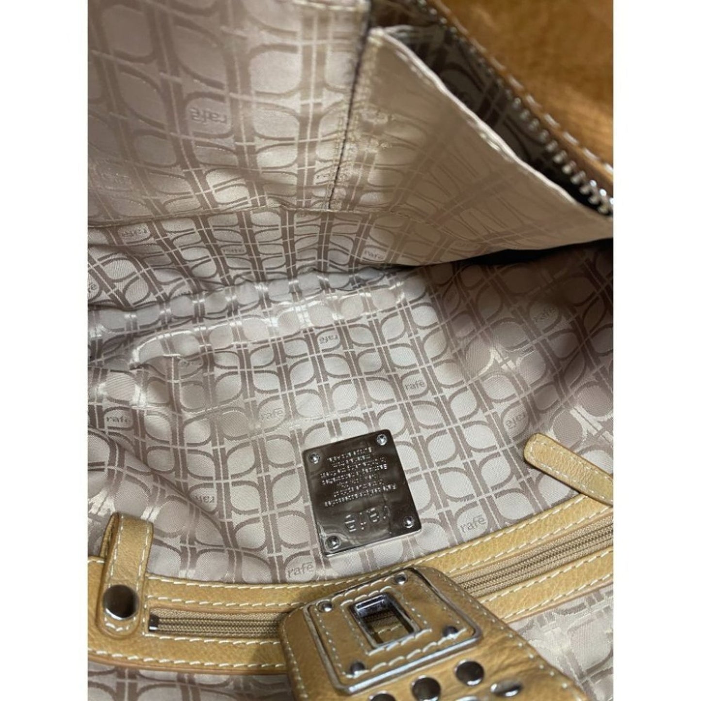 Rafe Tan Large Leather Shoulder/Crossbody Bag