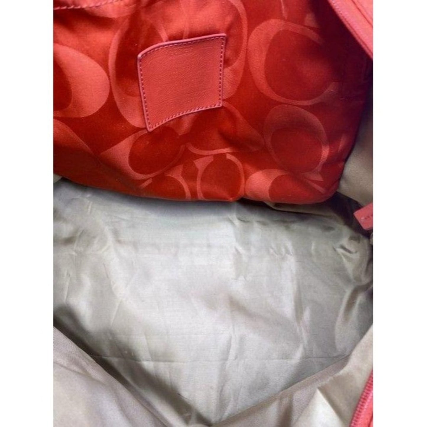 coach w w detachable specialty tie accent coral sh