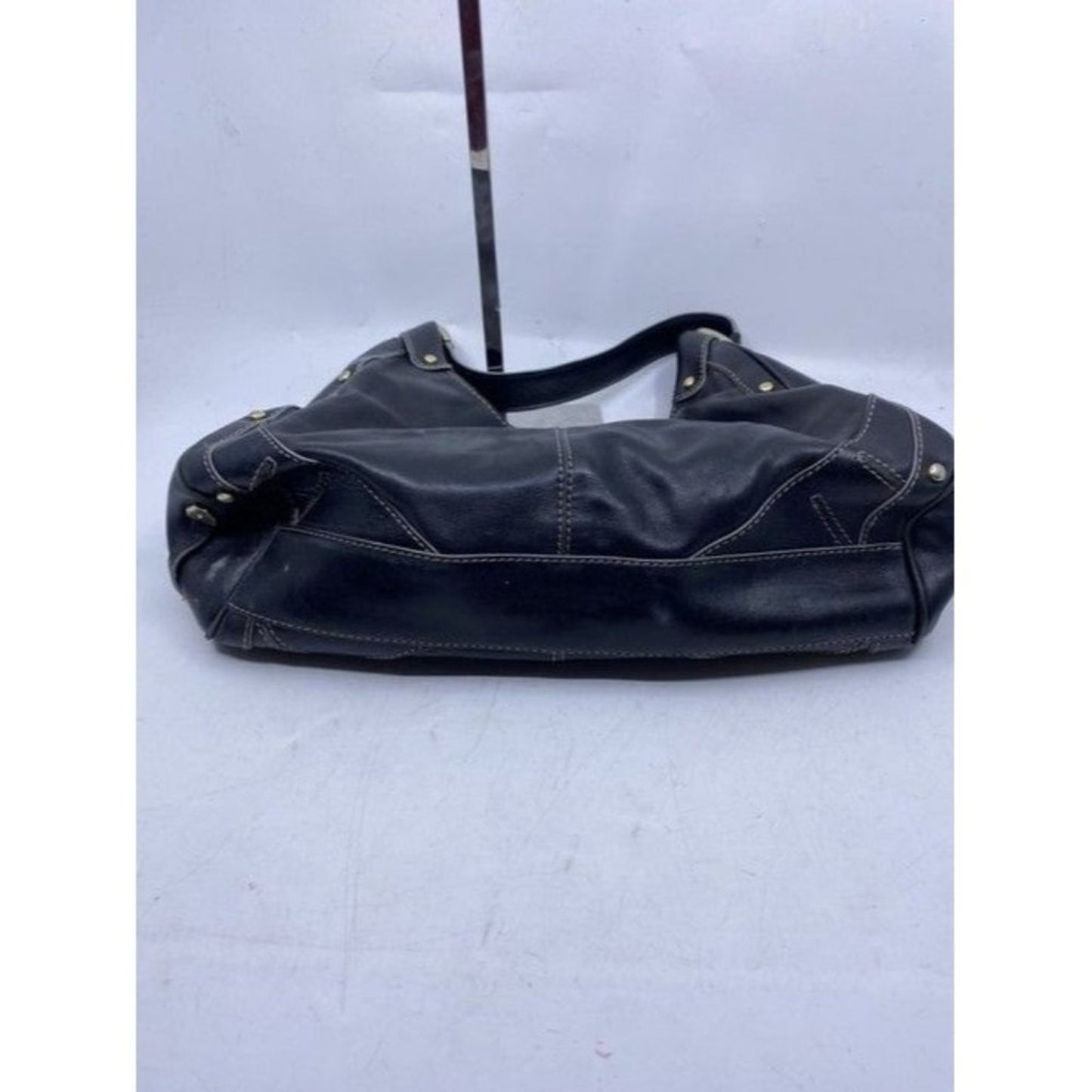 Cole Haan Medium Black Leather Shoulder Bag