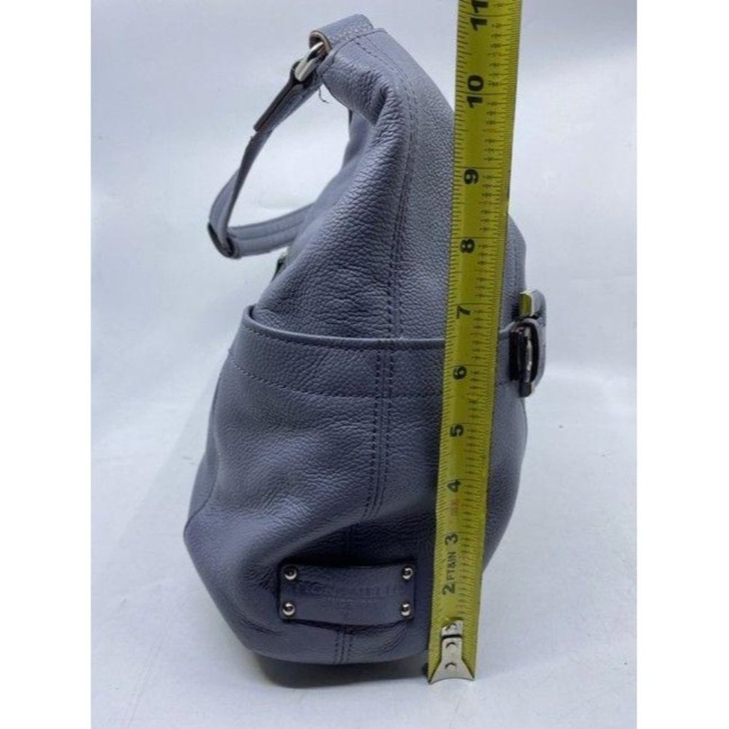 tignanello bag light purple leather tote