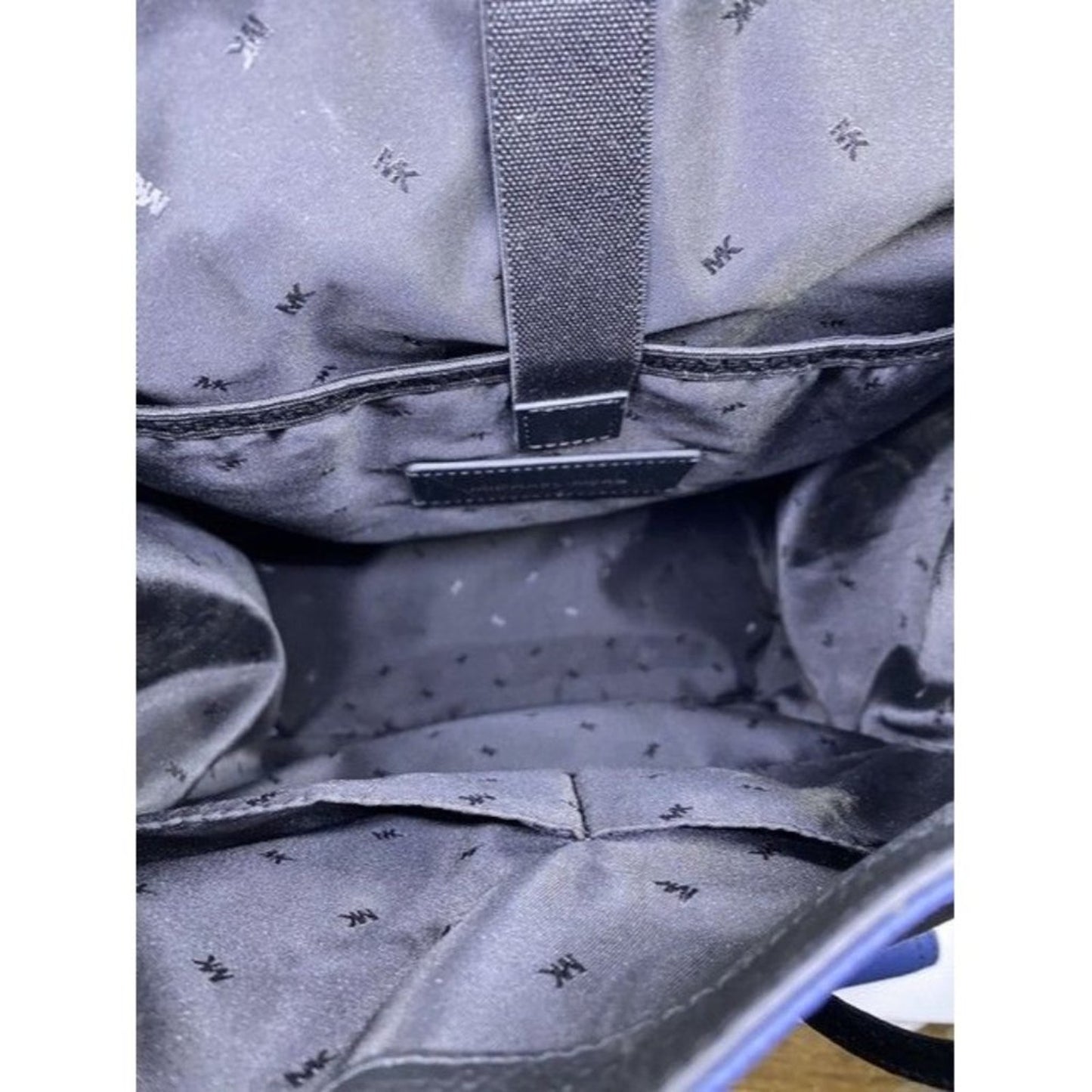 Michael Kors Hudson Logo And Rucksack Admiral Mlti Leather Backpack