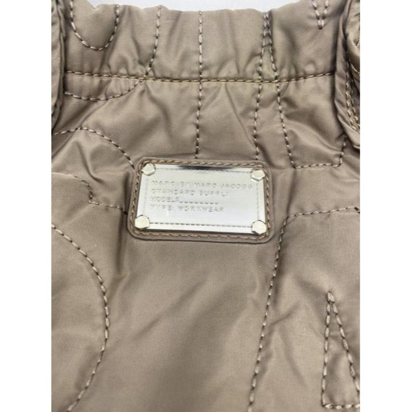 Marc By Marc Jacobs Medium Tate Tote Quartz Gray Nylon Shoulder Bag