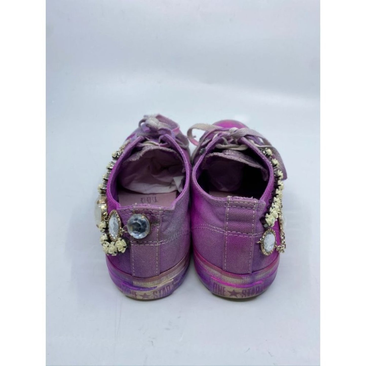 Converse Sneakers Purple Blue Graffiti Women's 9.5