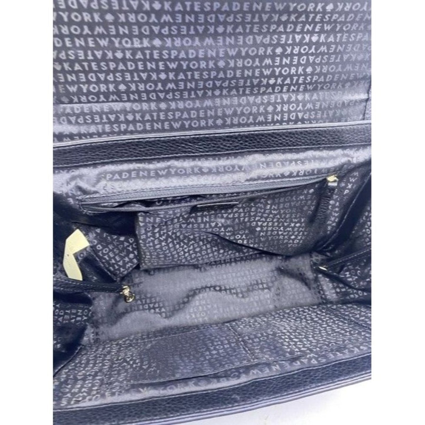 Kate Spade Snakeskin Print Handbag Blackgray Leather Shoulder Bag