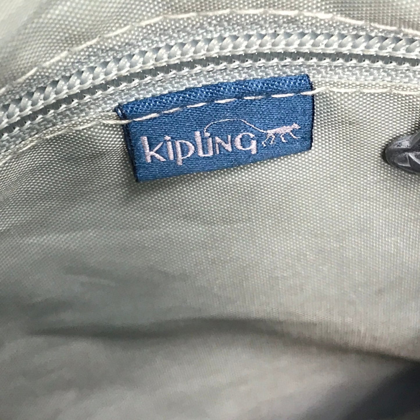 Kipling Blue Zip Nylon Cross Body Bag