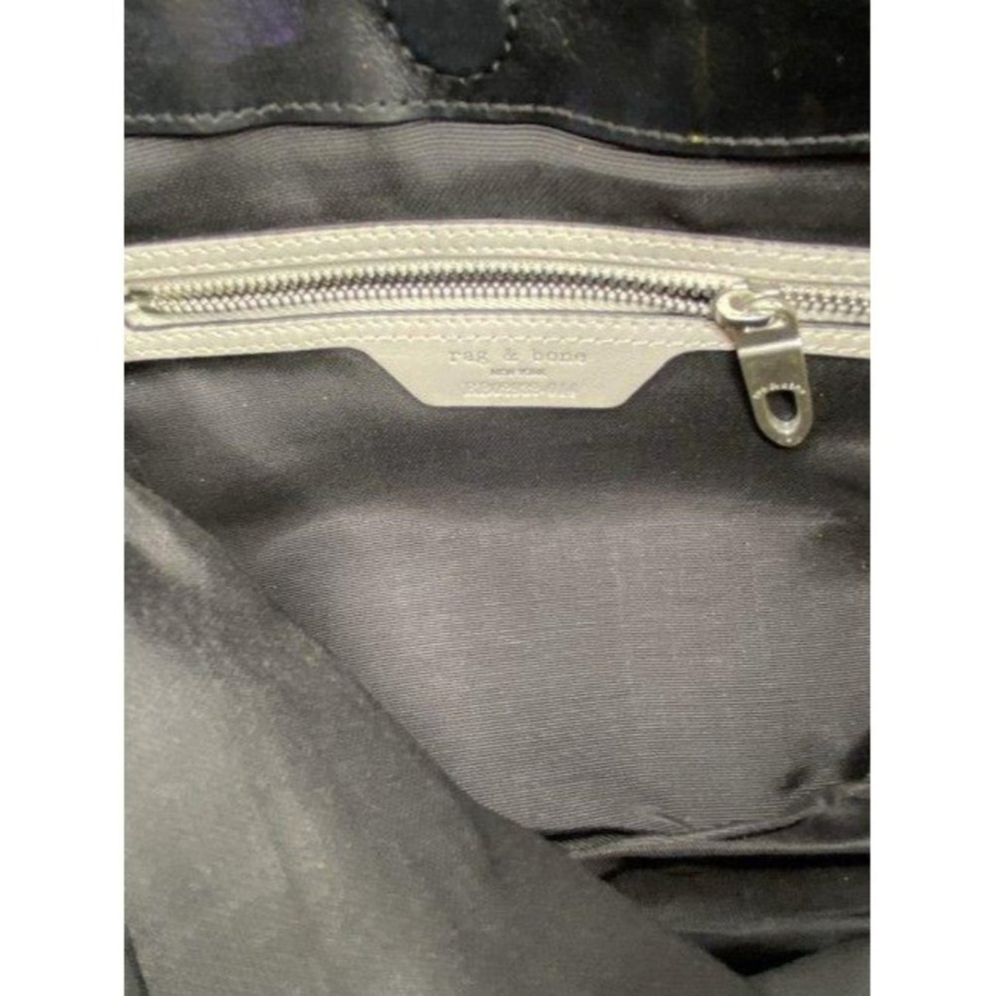 rag and bone customized multicolor leather shoulde