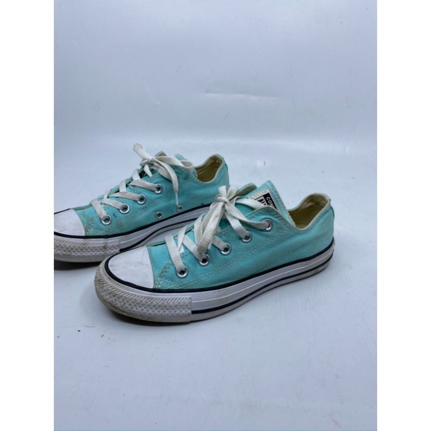 CONVERSE Sneakers White Green Men's Size 4