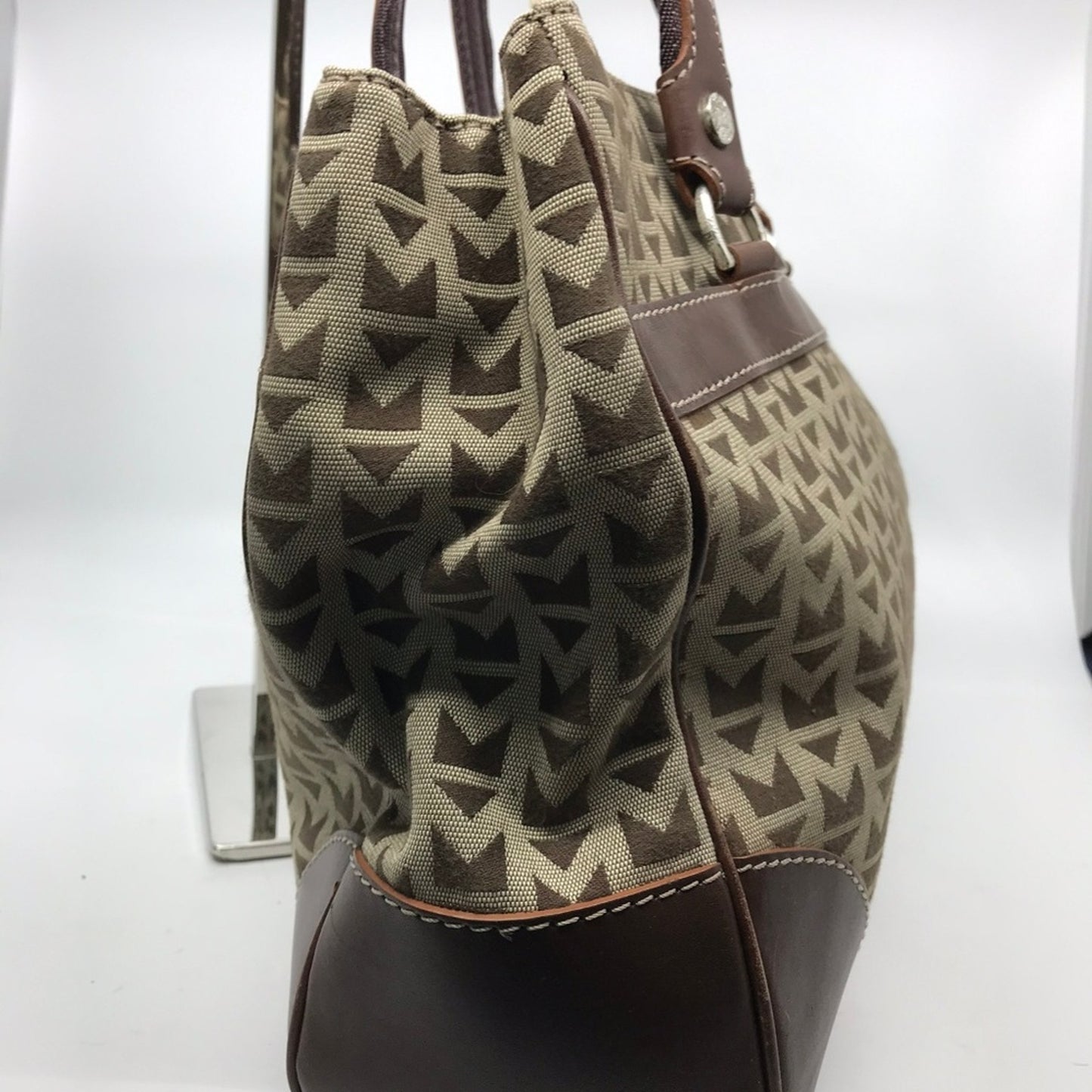 Michael Kors Large Jacquard Fabric Tote Bag