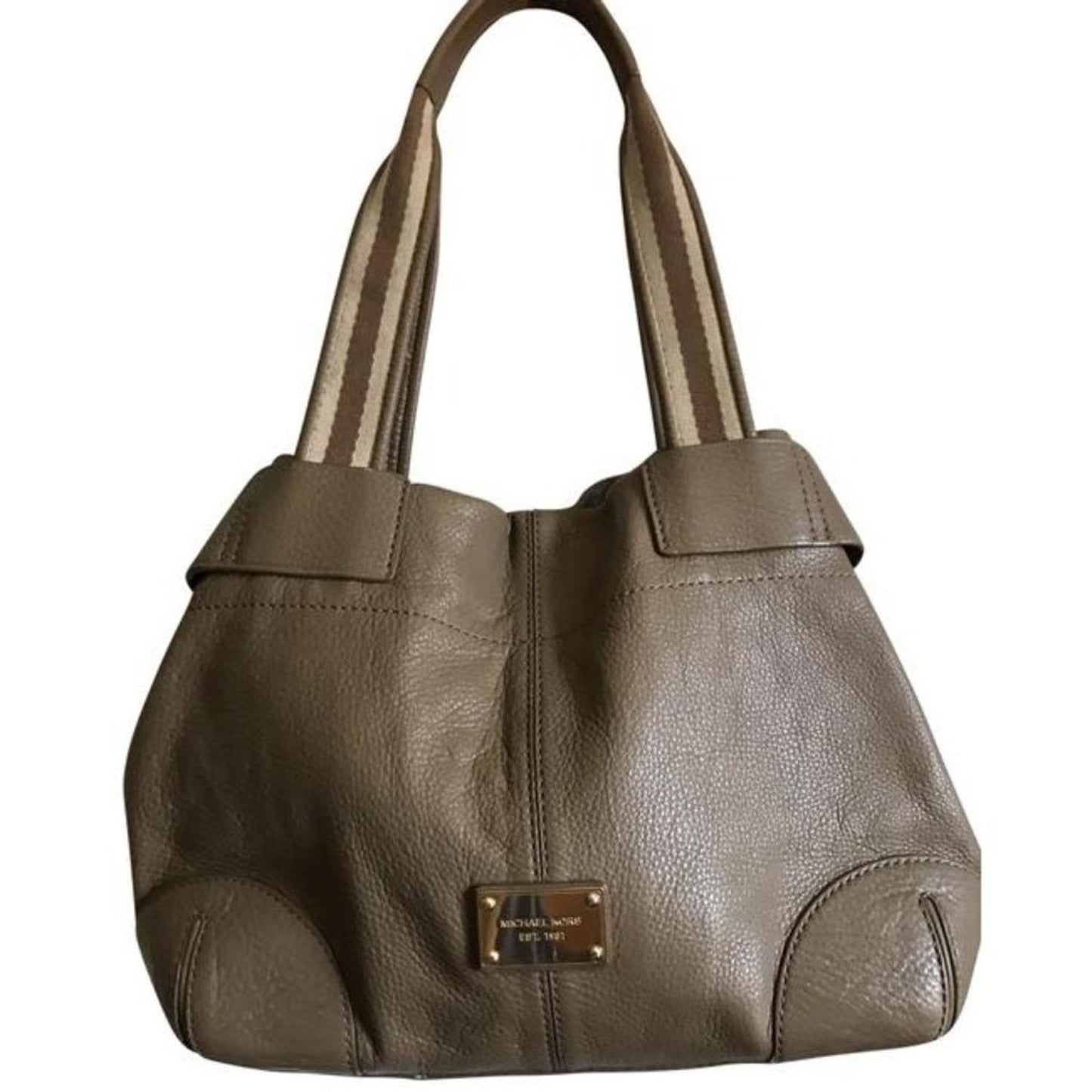 Michael Kors Brown Leather Shoulder Bag