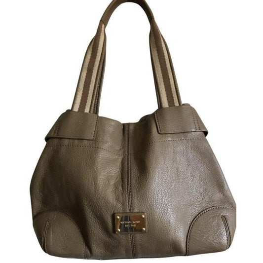 Michael Kors Brown Leather Shoulder Bag