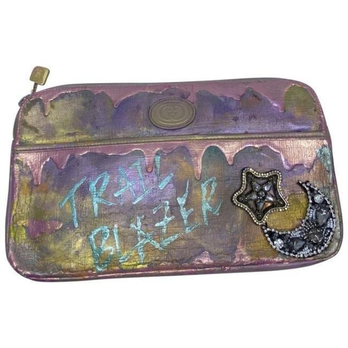 Gucci Purple Pink Gold W Vintage Customized By W S
