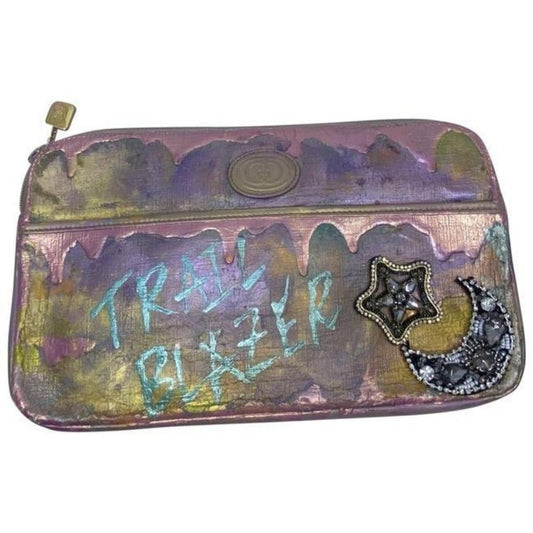 Gucci Purple Pink Gold W Vintage Customized By W S