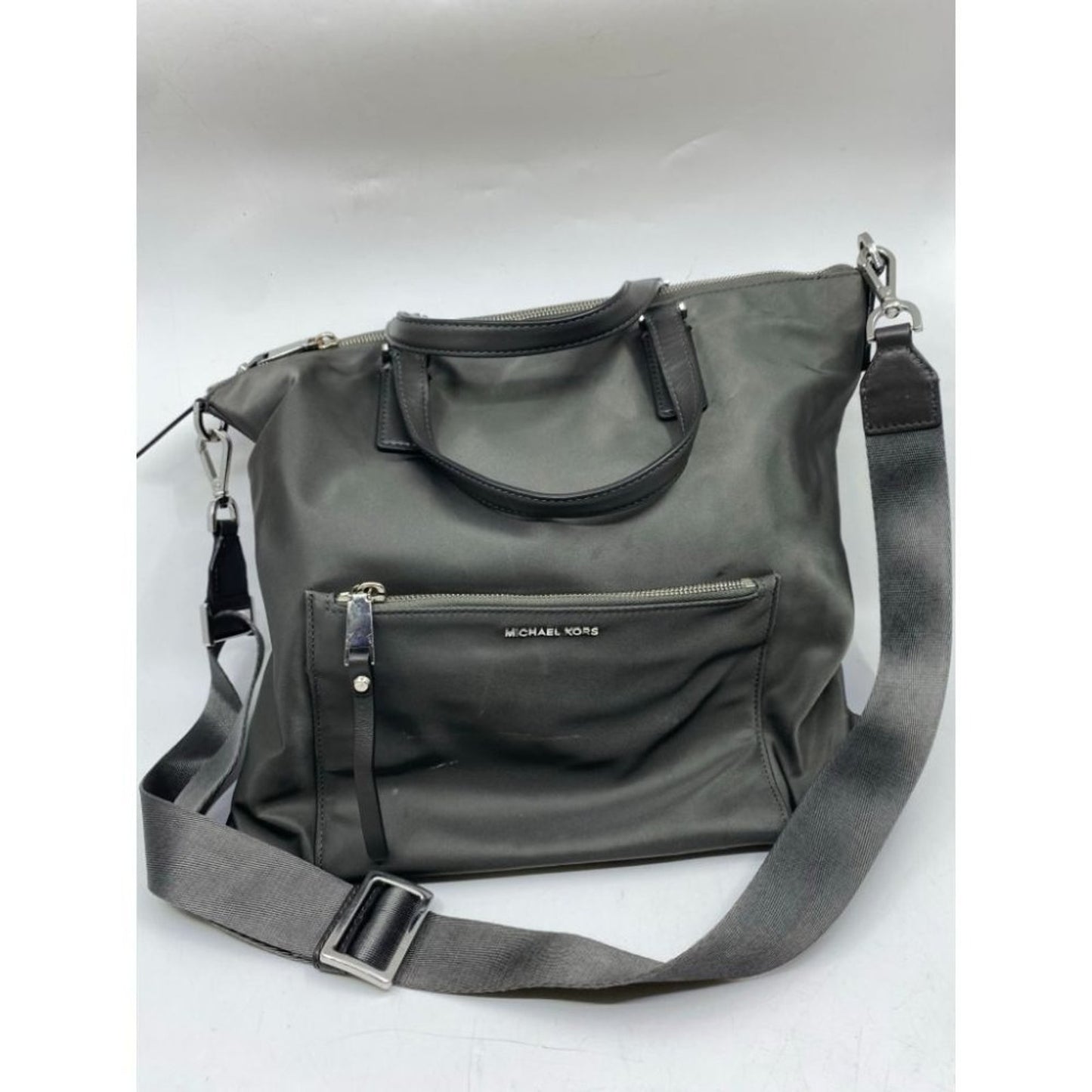Michael Kors Black Fabric Crossbody Bag