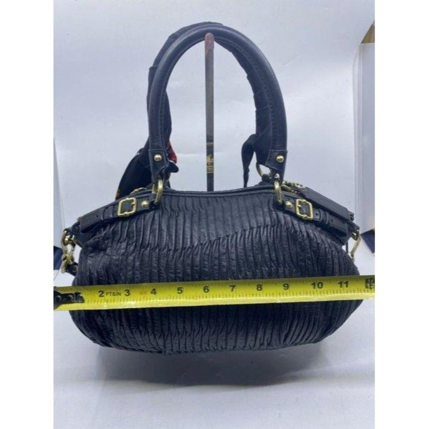 coach w w detachable specialty tie accent black sh