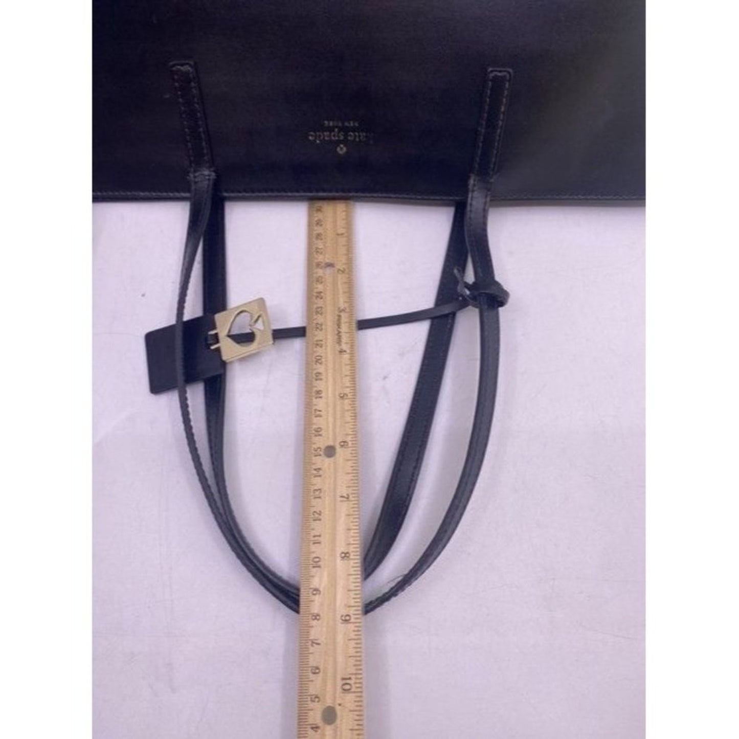 Kate Spade Large Shopper Black Leather Shoulder Bag