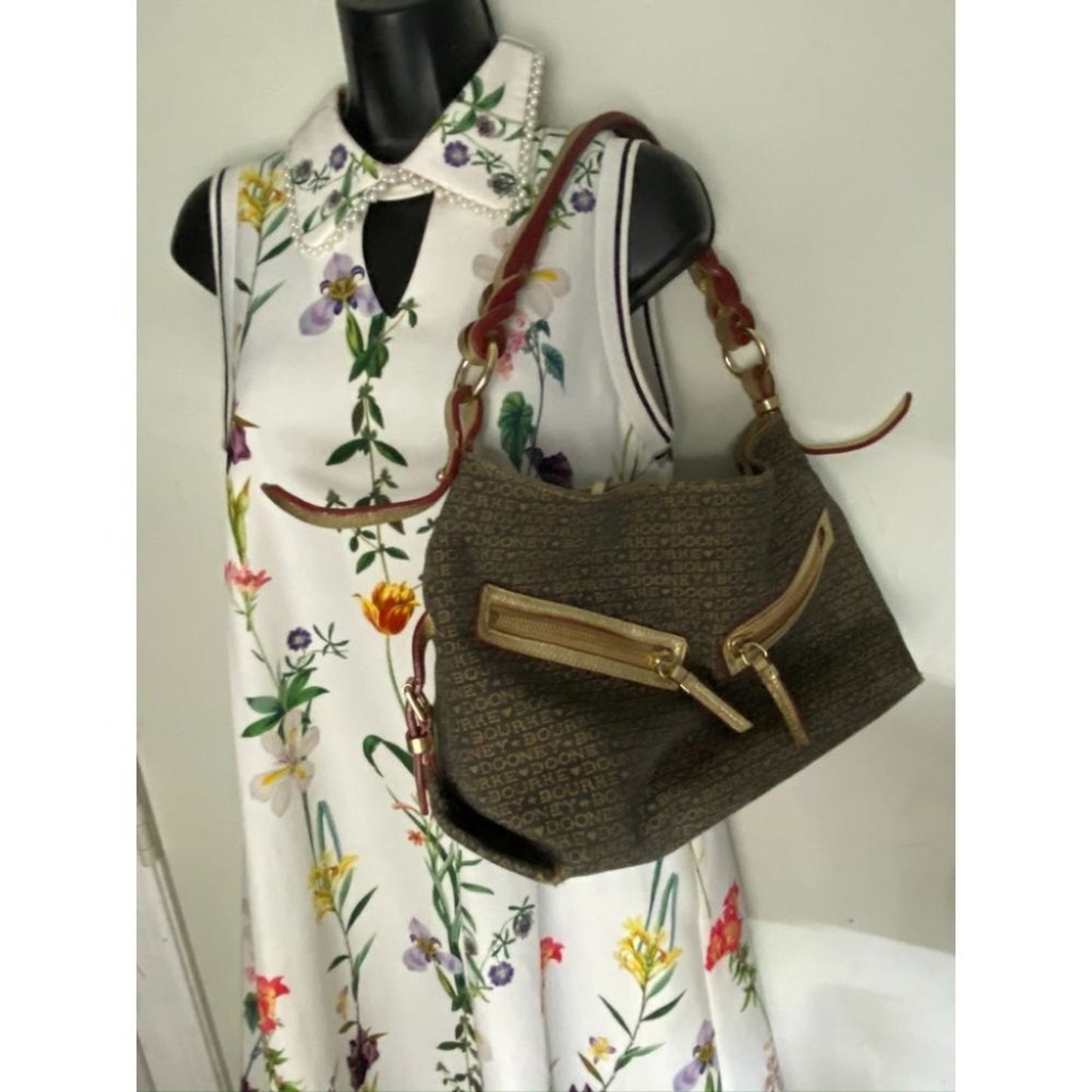 Dooney & Bourke Fabric Shoulder Bag Over Signature