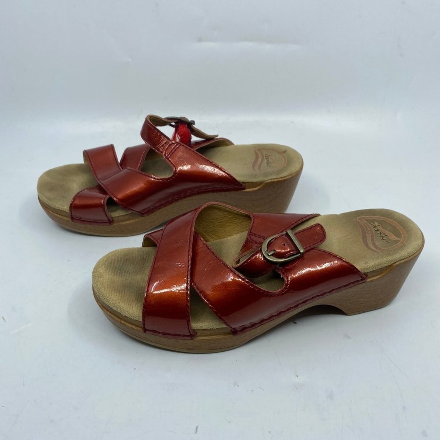 Dansko Red Open Toe size 38