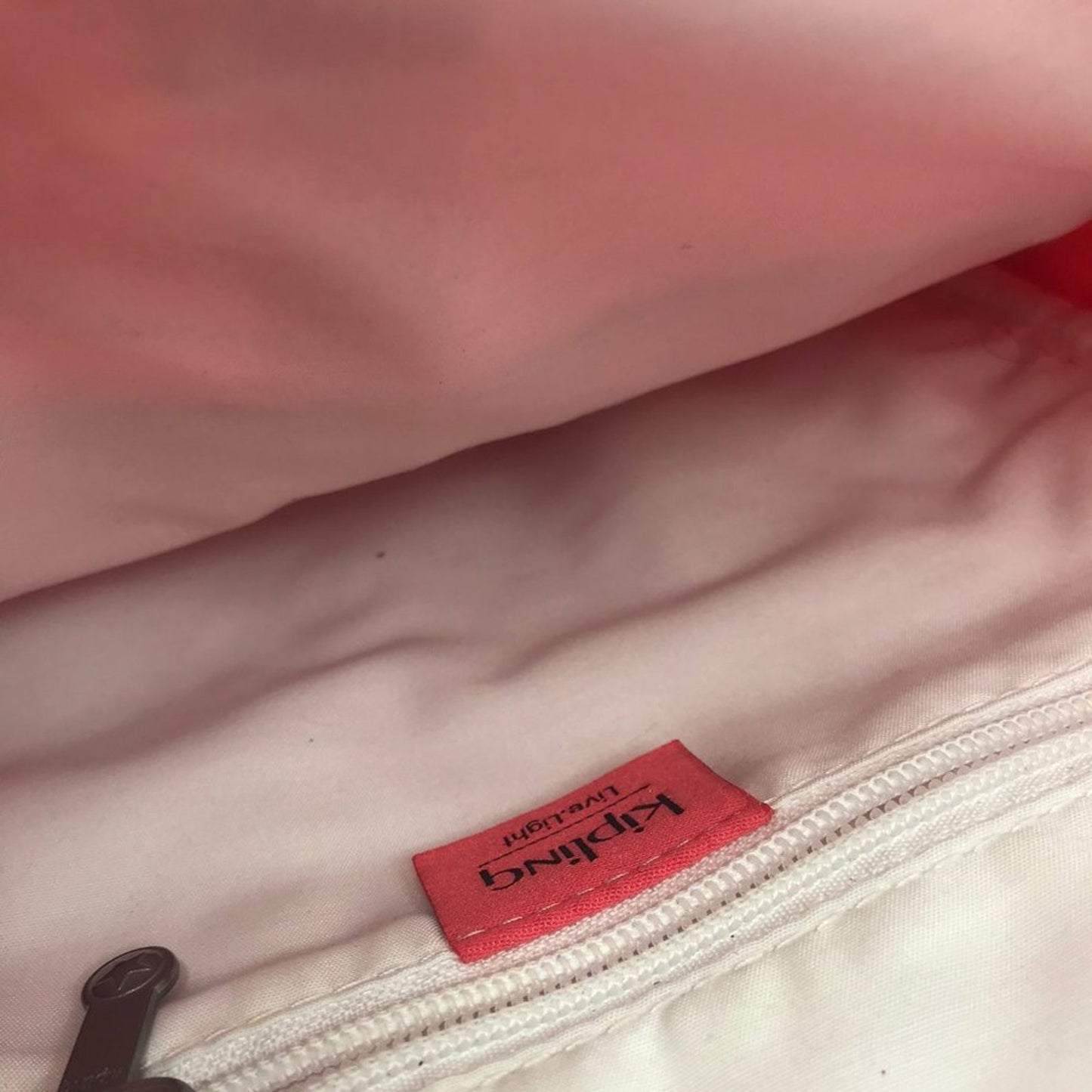 Kipling Pink Nylon Backpack
