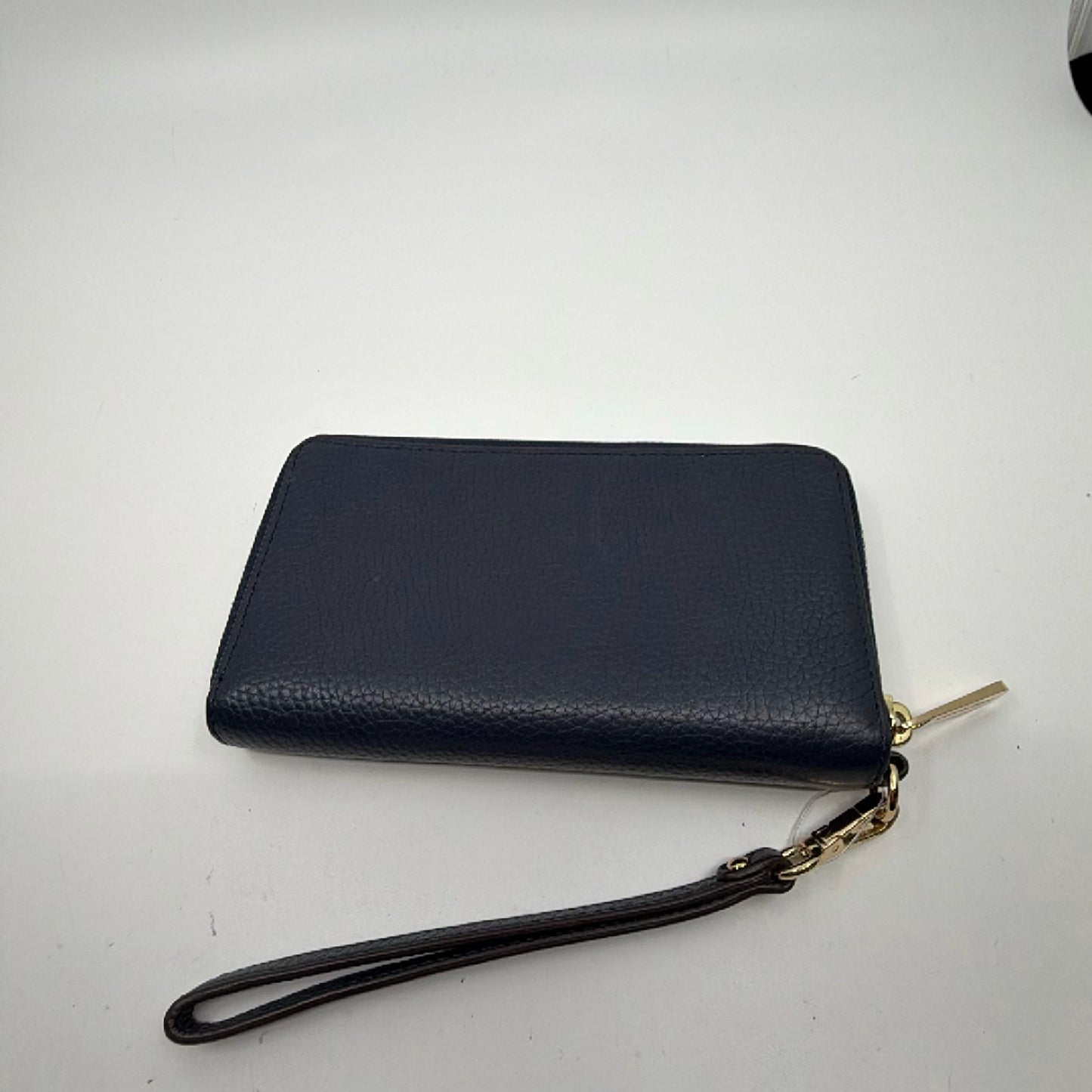 Michael Kors Jet Set Travel Continental Blue Pebbled Leather Wallet