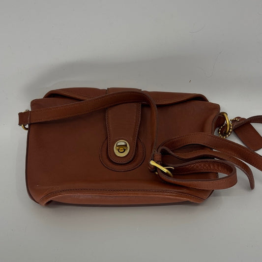 Coach Brown Leather Crossbody Bag