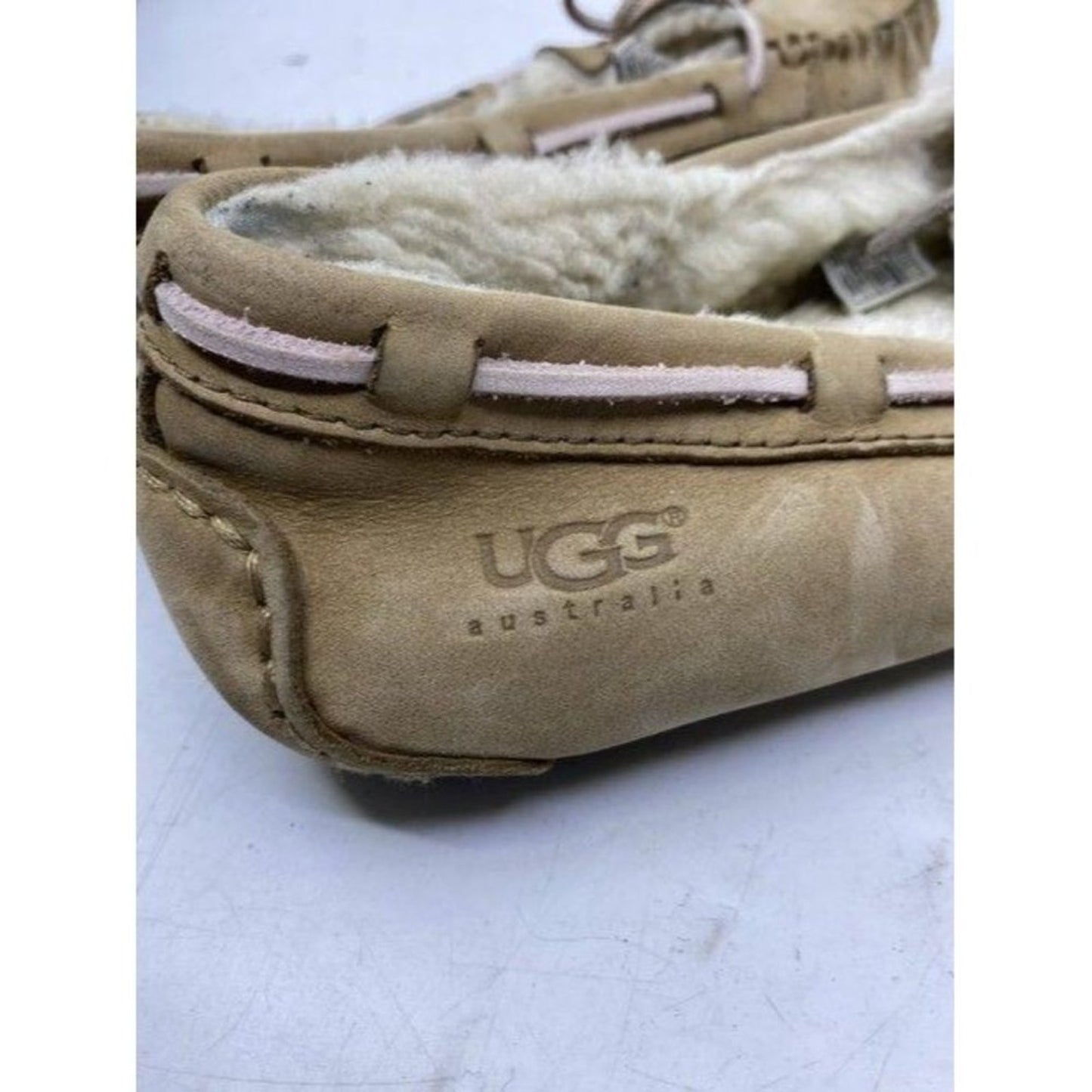 Ugg Australia Tan Slip Flats Size Us