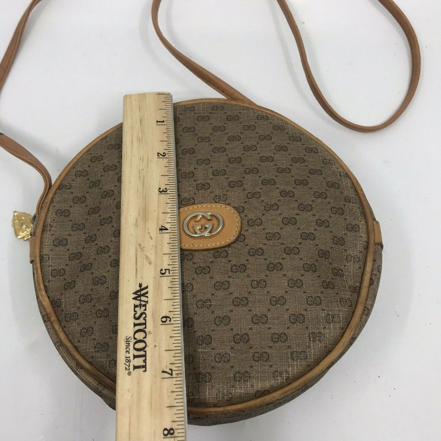 Vintage GUCCI Shoulder Bag All Over Logo Design