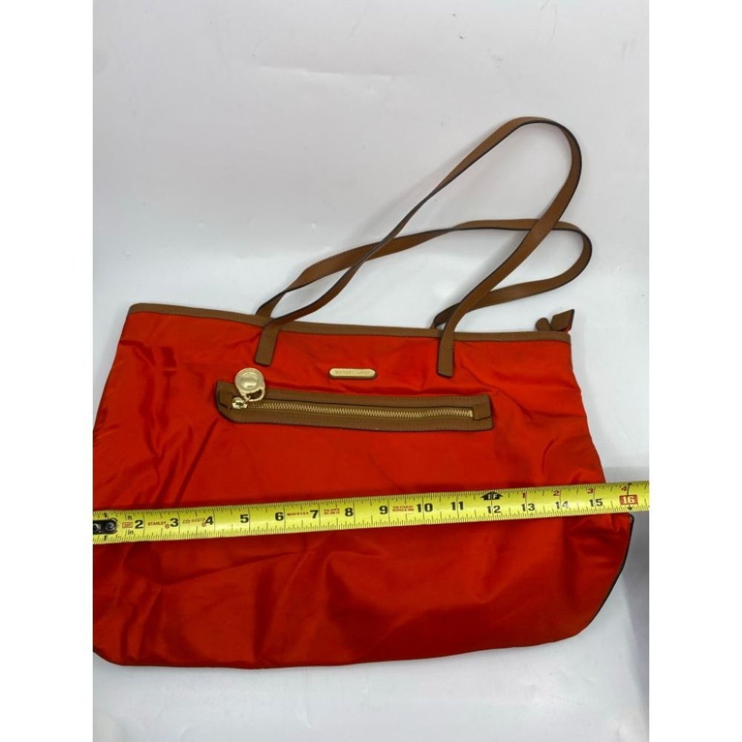 Michael Kors Nylon Red Shoulder Tote Bag MD to LG