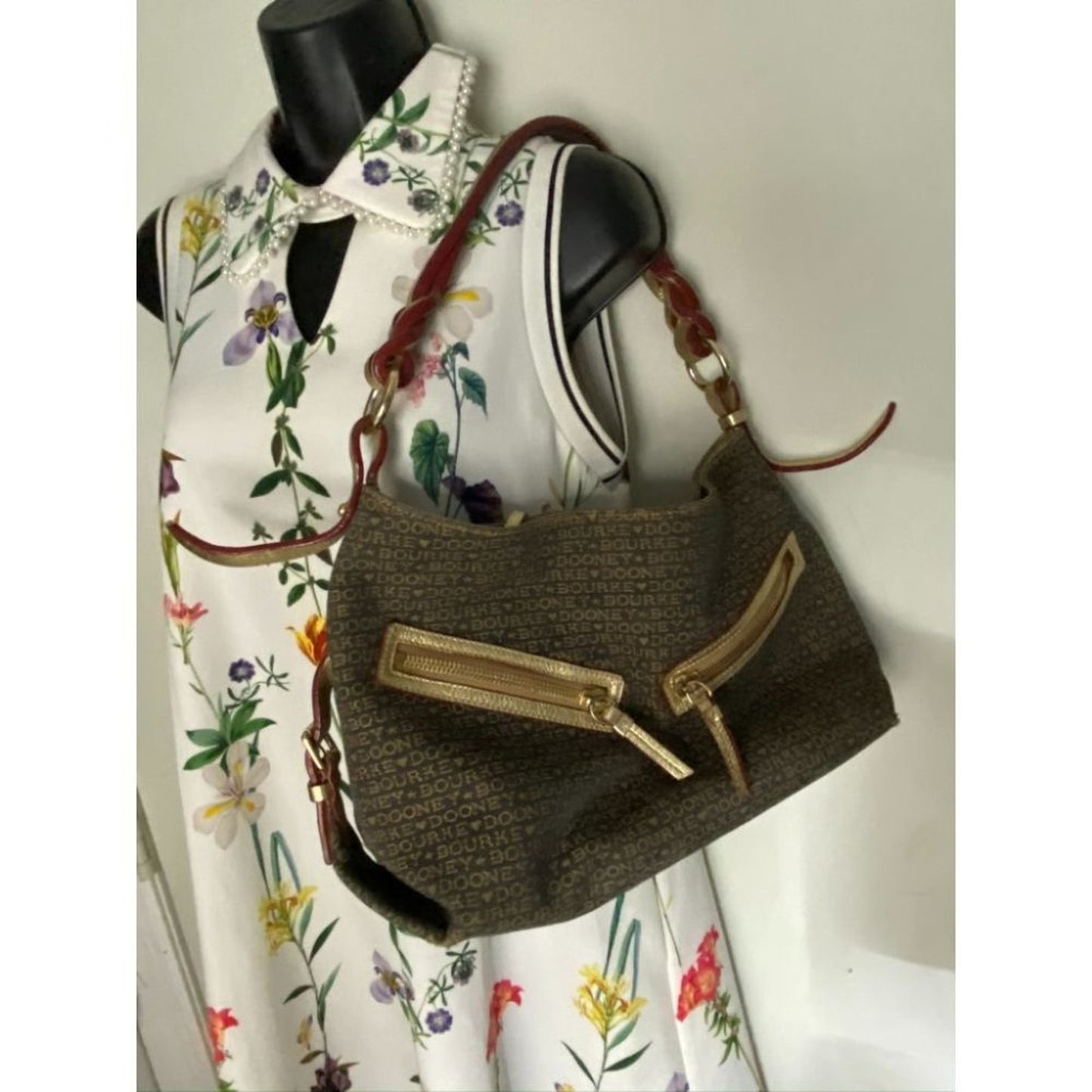 Dooney & Bourke Fabric Shoulder Bag Over Signature