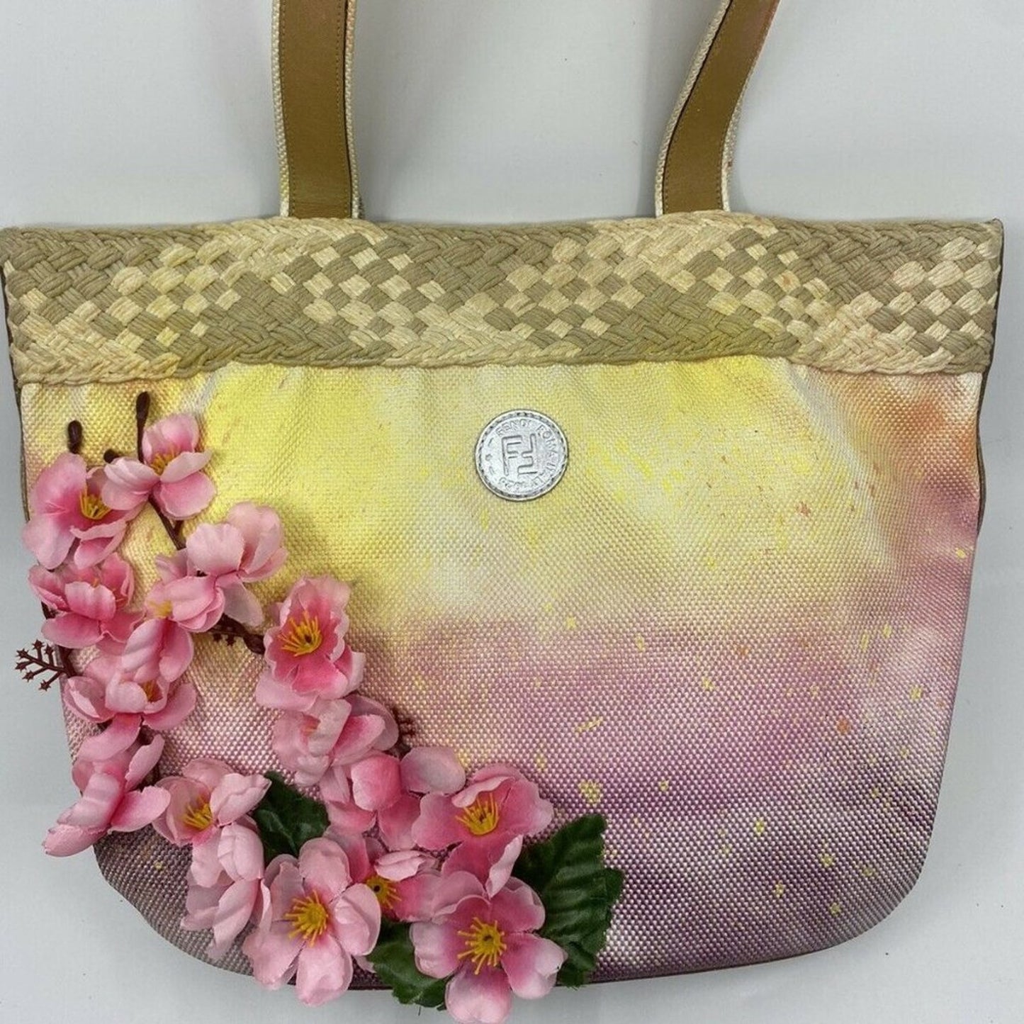 FENDI Vintage Customized large tote bag W/ Multi C