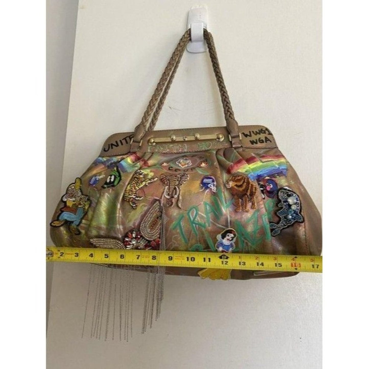 valentino w large customized applique and artwork