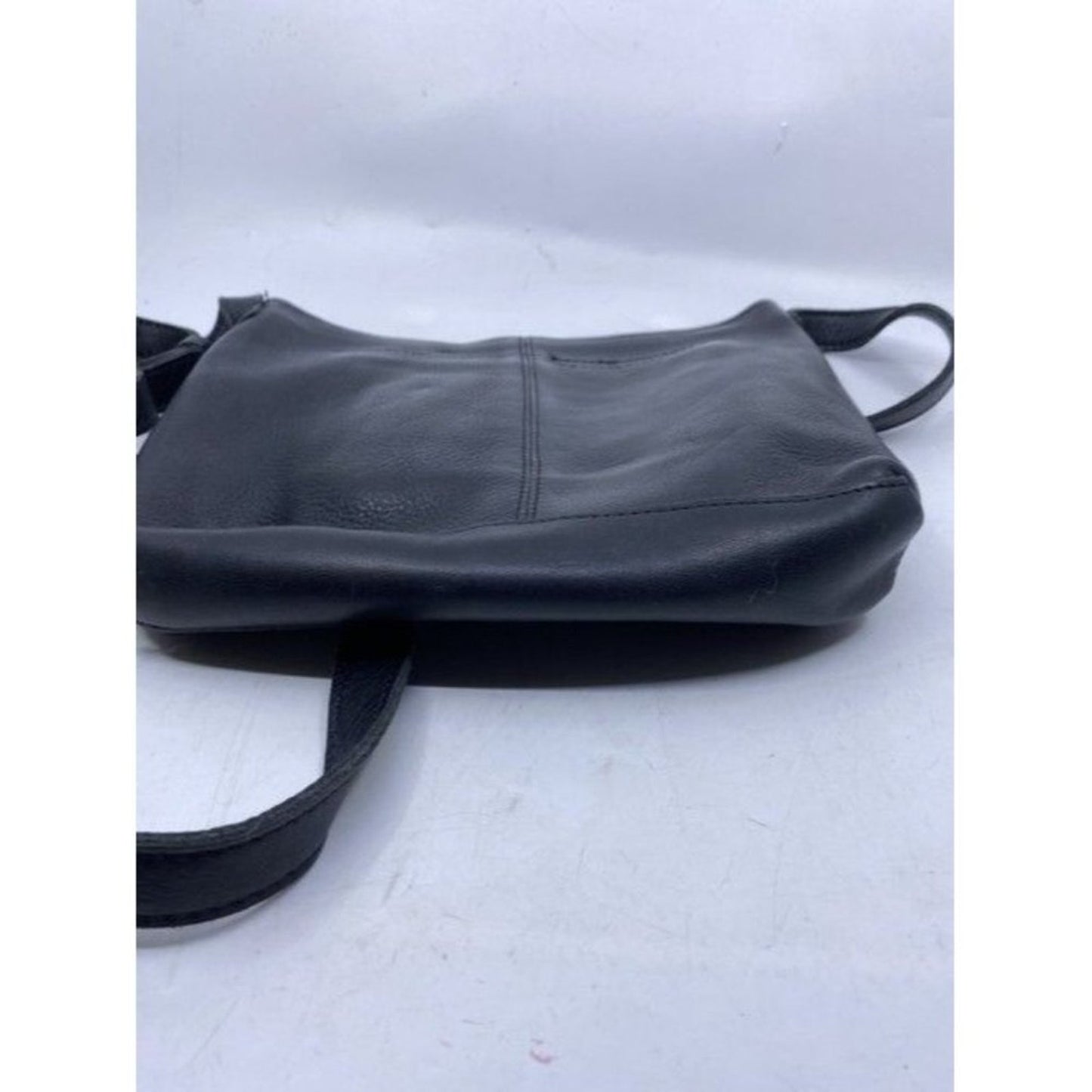 Unbranded Black Leather Cross Body Bag