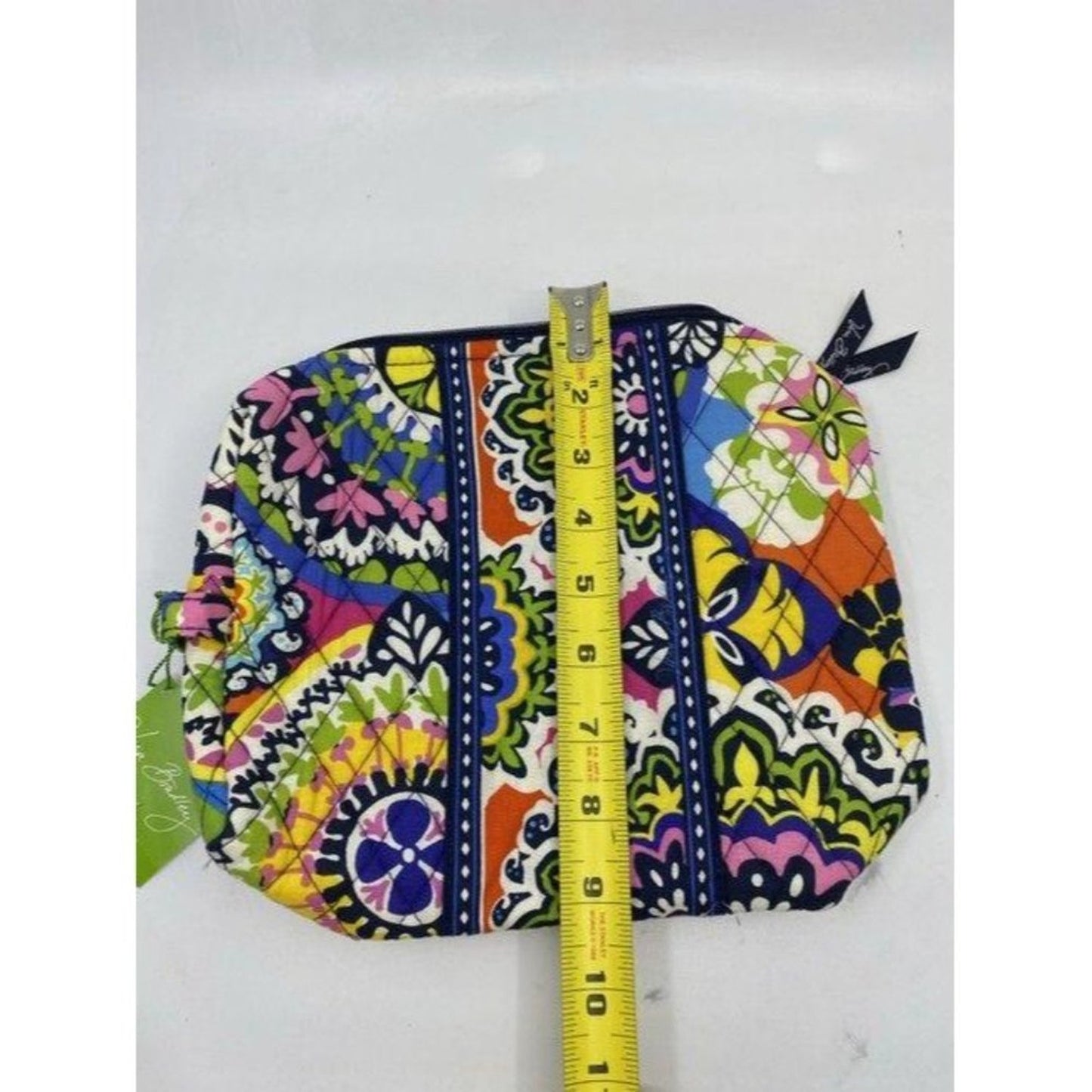 vera bradley yellow green blue quilted fabric cosm