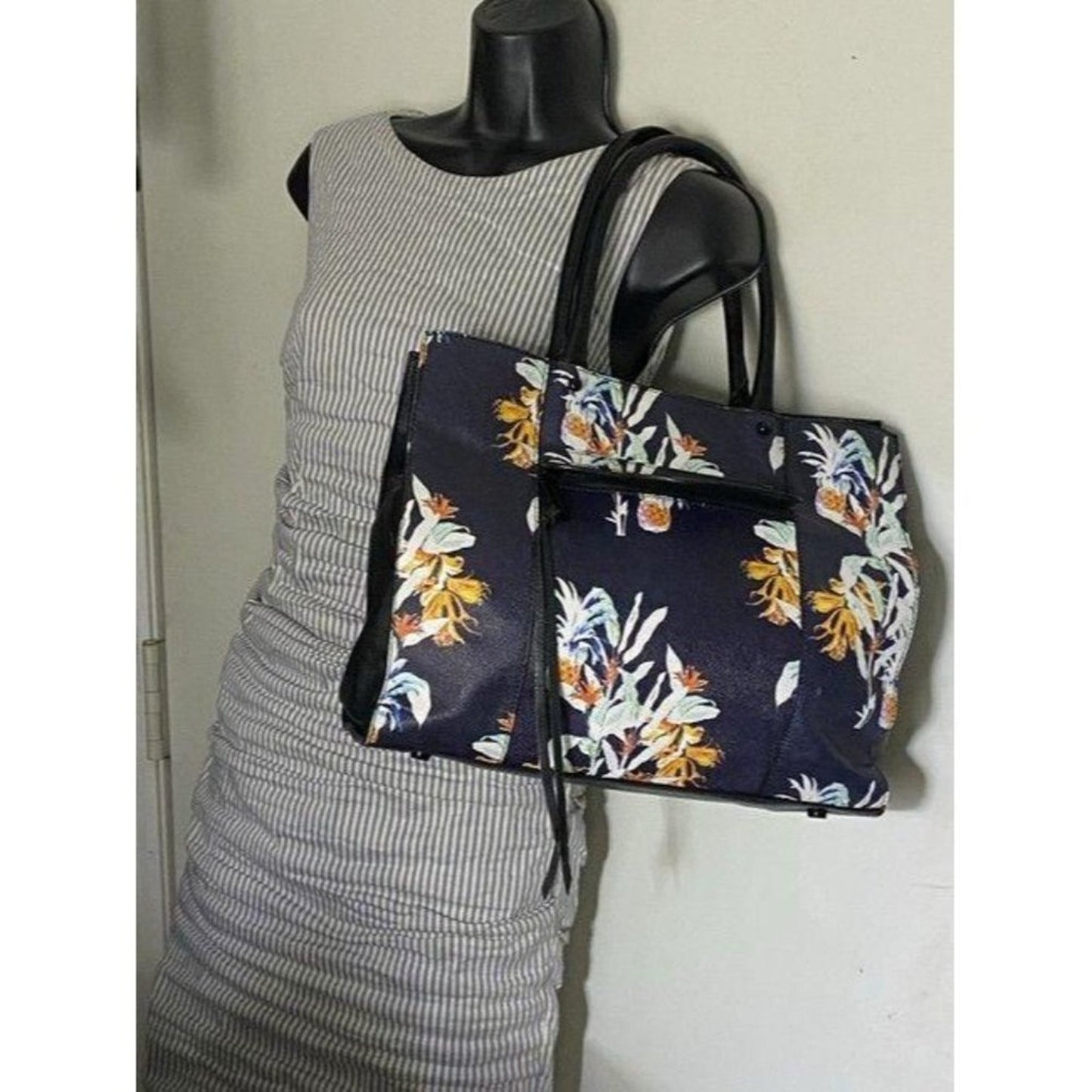 Rebecca Minkoff Shopping Xl Floral Multicolor Leat