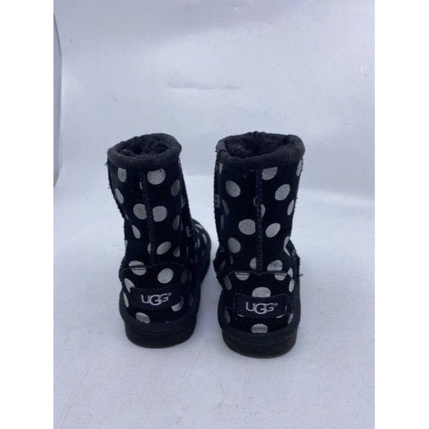 Ugg Australia Black White W Polka Dot Kid Bootsboo