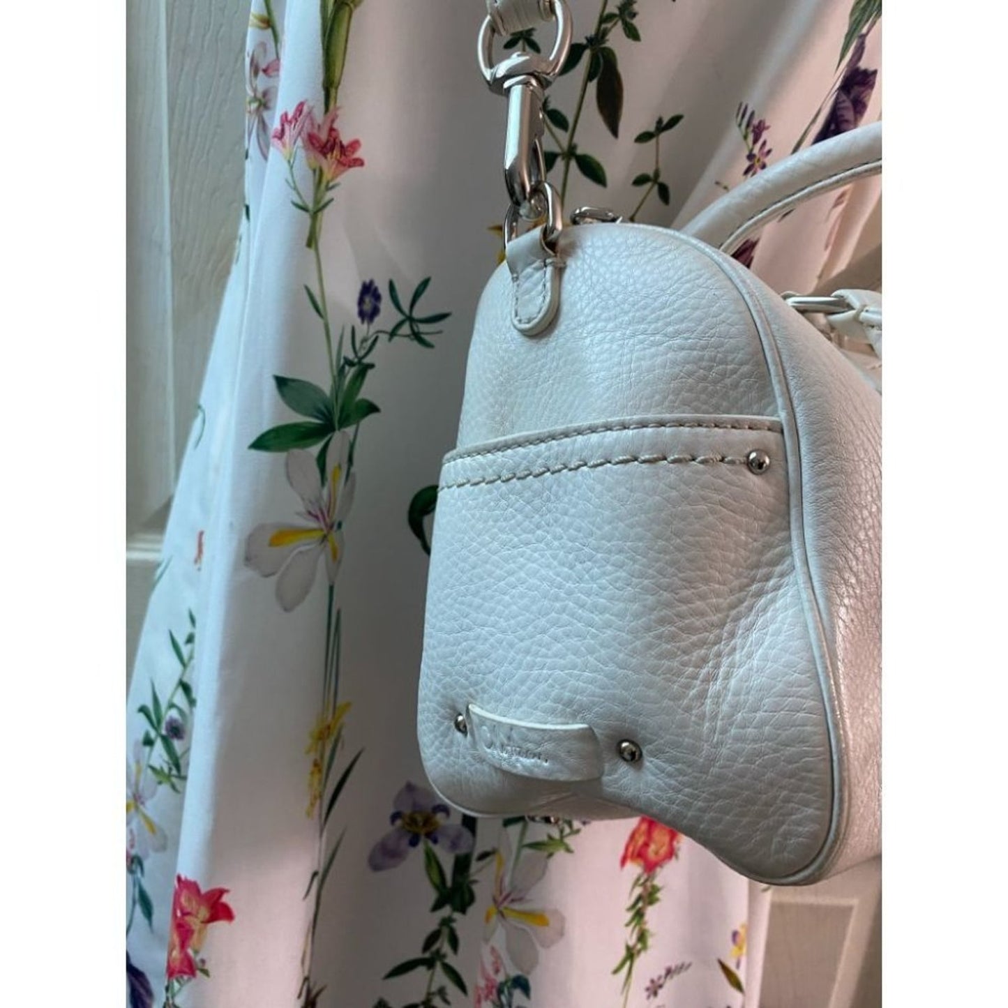 Cole Haan Women's White Leather Crossbody Bag