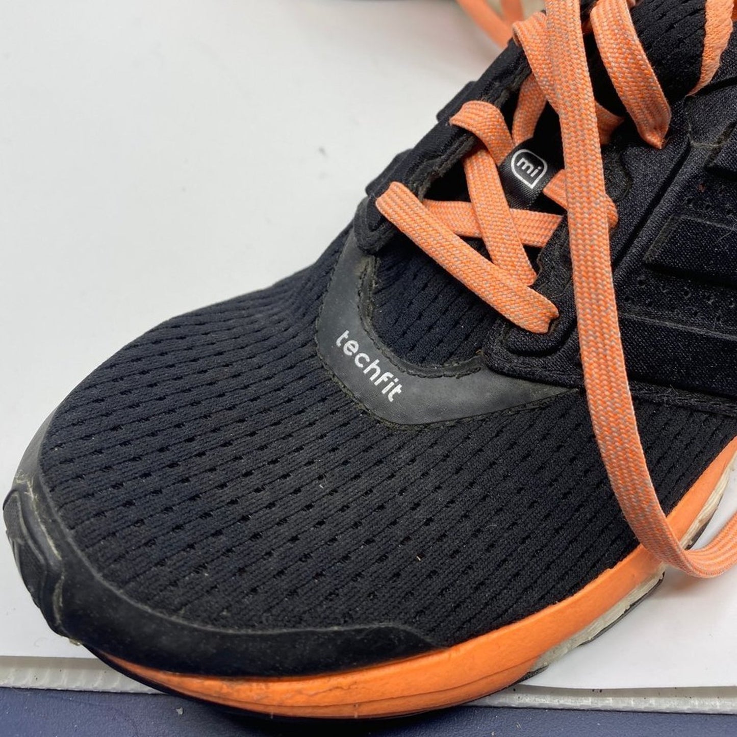 Adidas GLIDE BOOST Black Orange Sneakers Size: 8.5