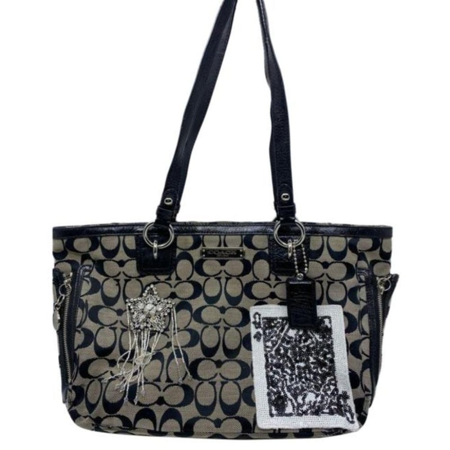 Coach Black Tote Bag Customized W/ embellishments4